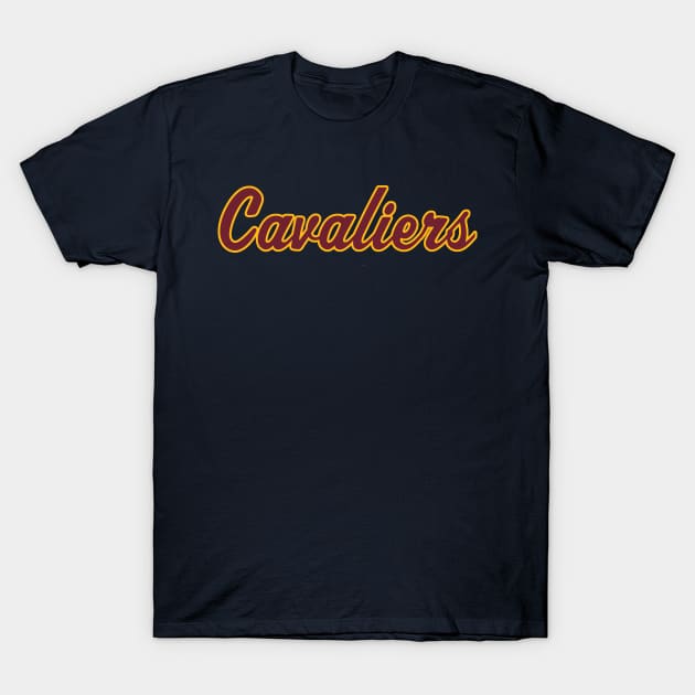 Cavaliers Script T-Shirt by twothree